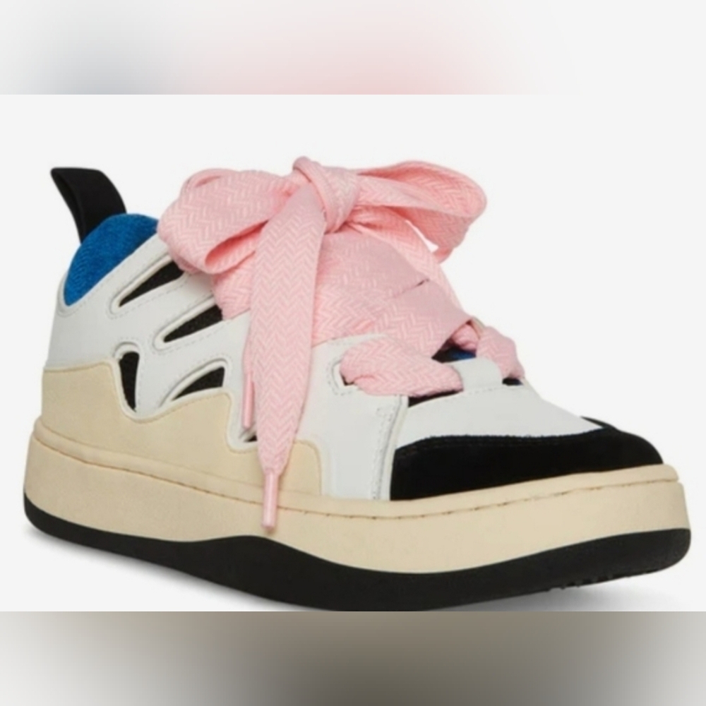 Steve Madden Kids Chunky Sneakers in Pink, White & Black